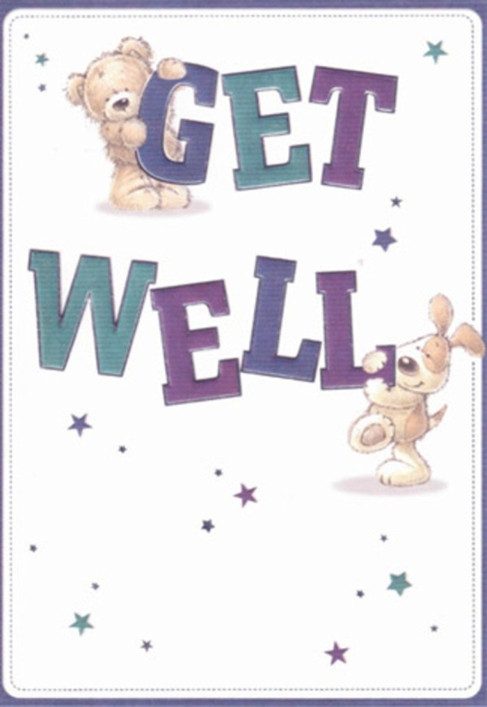 This card radiates encouragement, its friendly illustrations of a bear and a puppy perfectly capturing the nurturing spirit that flourishes in Potters Bar. Playful stars encircle the companions in a shower of good wishes-each burst a subtle reminder of the joys waiting in Oakmere Park or along The Walk. The typography stands bold and inviting, bathed in playful purples and calming aquas, its confident presence grounding the whole design in hope and reassurance. There is an almost tactile sensation to the artwork: you can nearly feel the softness of the bear's fur and the puppy's velvety ears, just like the textures cherished in fresh bouquets arranged by local hands. Envision sending this card with a bouquet from a Potters Bar florist-the combined gift becomes a radiant token of positivity and compassion, beautifully suited to lift the spirits of a neighbour or friend, no matter their age or circumstance.