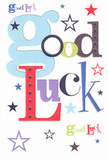 This cheerful good luck card perfectly captures the spirit of encouragement cherished by Potters Bar's friendly community. The words 'Good Luck' leap forth in a playful medley of oversized pastel-blue, deep red, moss green, and rich purple, each letter feeling hand-selected, much like the perfect stems gathered for a bespoke bouquet. Pops of navy, lilac, and zingy lime enliven the crisp white card, while whimsical stars swirl like dreams cast high above the rooftops of local neighborhoods. The card's surface, sleek and smooth beneath the fingertips, hints at its exceptional quality-offering both tactile delight and visual joy. It's an ideal token for the moments when heartfelt support matters most, whether wishing a friend well before an exam at Wroxham School or sending encouragement for a first day on a new job. The vibrant design, brimming with hope and possibility, feels as magical as pressing a fresh petal from a Flowers Potters Bar arrangement-an everyday reminder of support and the promise of new adventures within this welcoming Hertfordshire town.